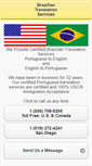 Mobile Screenshot of braziliantranslationservices.mobi