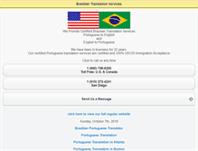 Tablet Screenshot of braziliantranslationservices.mobi